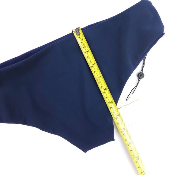 NWT Fella Swim Ron Bonded Hipster Bikini Bottom Midnight Blue Small Minimal Boho - Picture 4 of 7